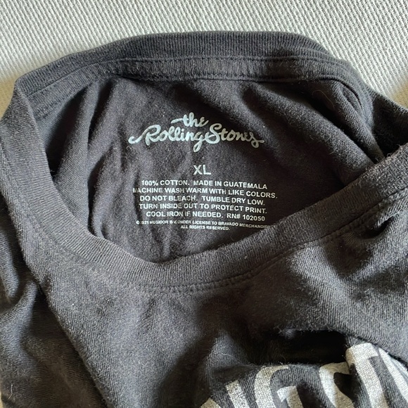 rolling stones xl tshirt worn once great condition - Picture 3 of 3